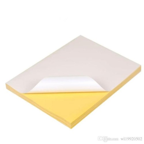 White A4 Size Sticker - Gloss