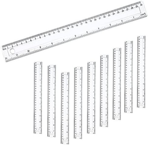 Transparent Ruler - 1 Feet