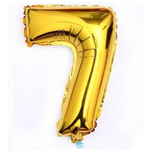 Foil Number Balloon - Seven- Large 32"