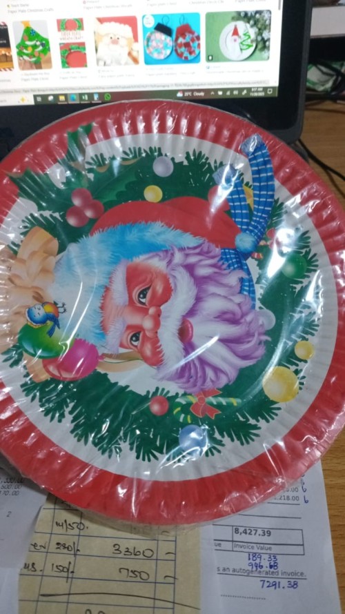 Christmas Deco - Paper Plate