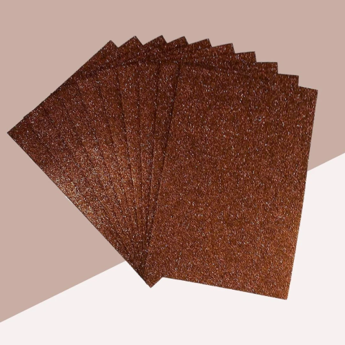 Glitter Sheet - Brown