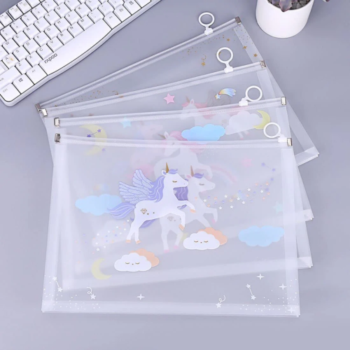 Zip Lock Unicorn Bag - A4