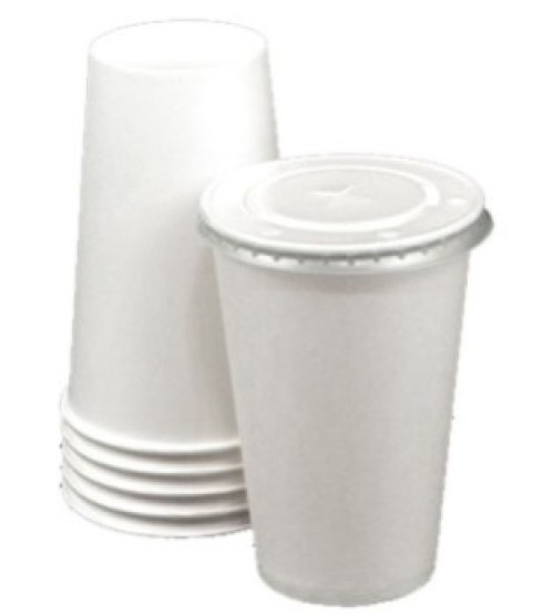 PAPER CUP WITH TOP 300ml