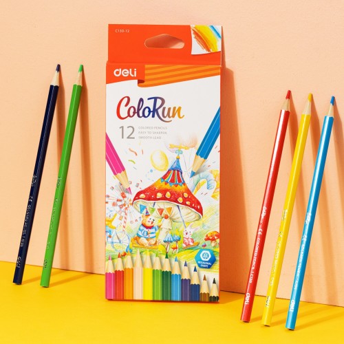 Deli Color Pencil 12 Shades 