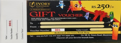 Gift Vouchers(Selling)