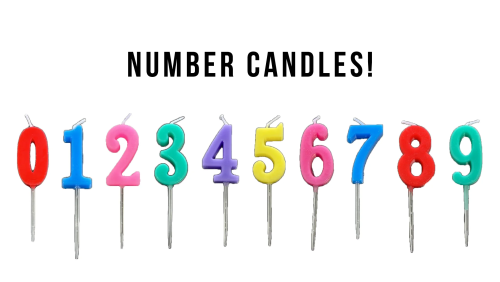 Number Candle - Any Color