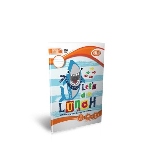 Atlas A5 Double Ruled Book - 120pg