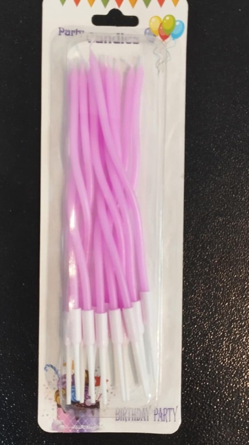 Candles(Zig Zag type-Pink/Blue)