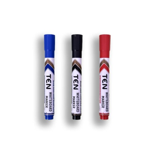 Ten White Board Marker - Red