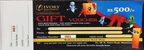 Gift Voucher-500 Rupees