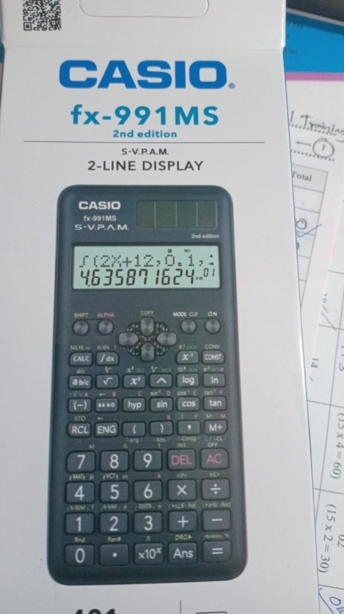Scientific Calculator- Casio(FX 991 MS-2nd Edition)