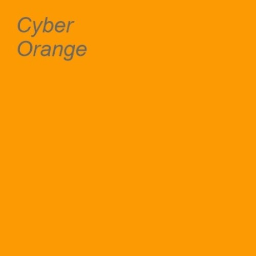 Color A4 Sheet - Cyber Orange
