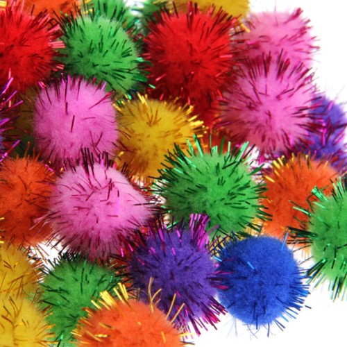 Pom Pom Ball Glitter