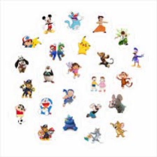 Cartoon Sticker Card