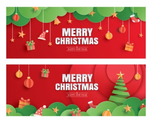 Christmas Deco - Banner Merry X'Mas