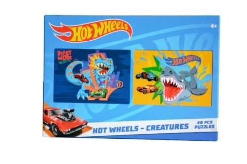 Hotwheels creatures 48 piece puzzle