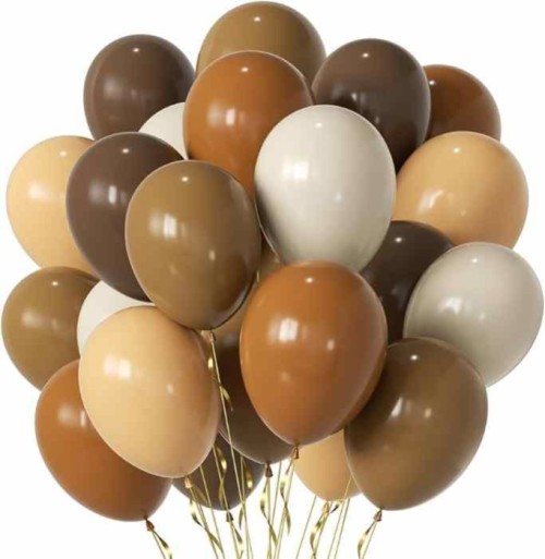 Mixed Retro Colour Balloon Packet