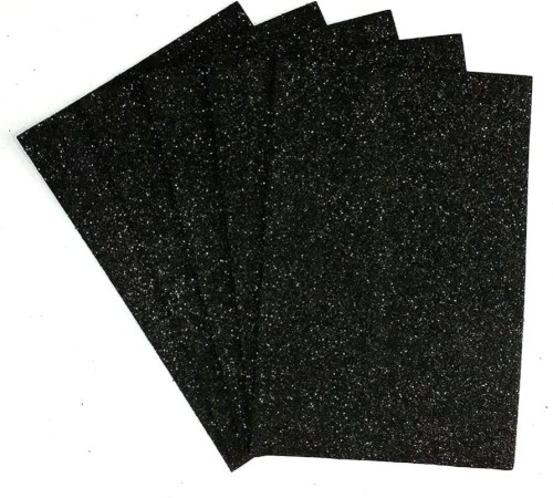 Glitter Sheet - Black