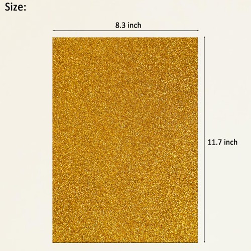 Glitter Sheet - Gold