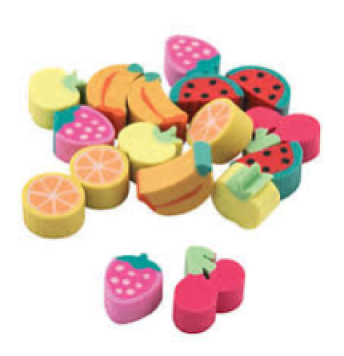 Animal /fruit eraser (5 in 1)