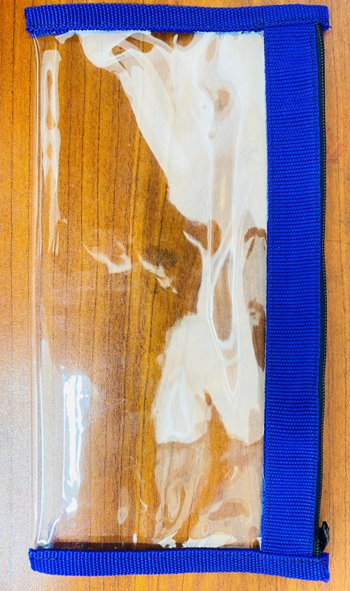 Pencil Pouch Clear Zipper Small