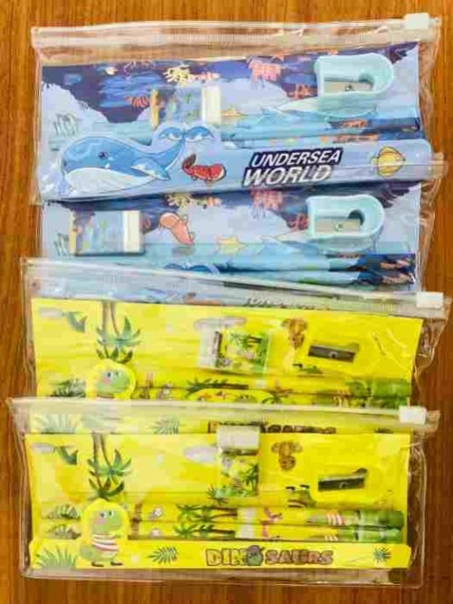 5 Pcs Cute Cartoon Pencil Set