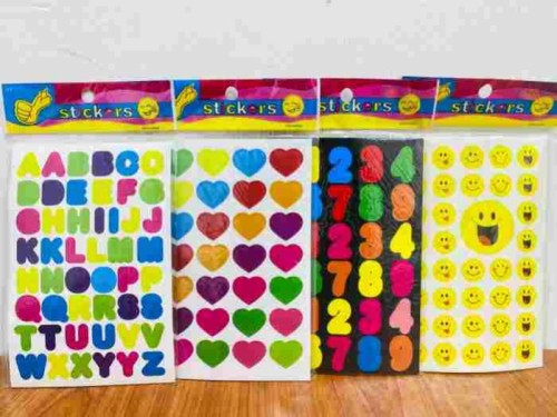 Sticker Cards Shapes