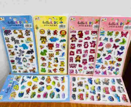 Embossed Sticker Card