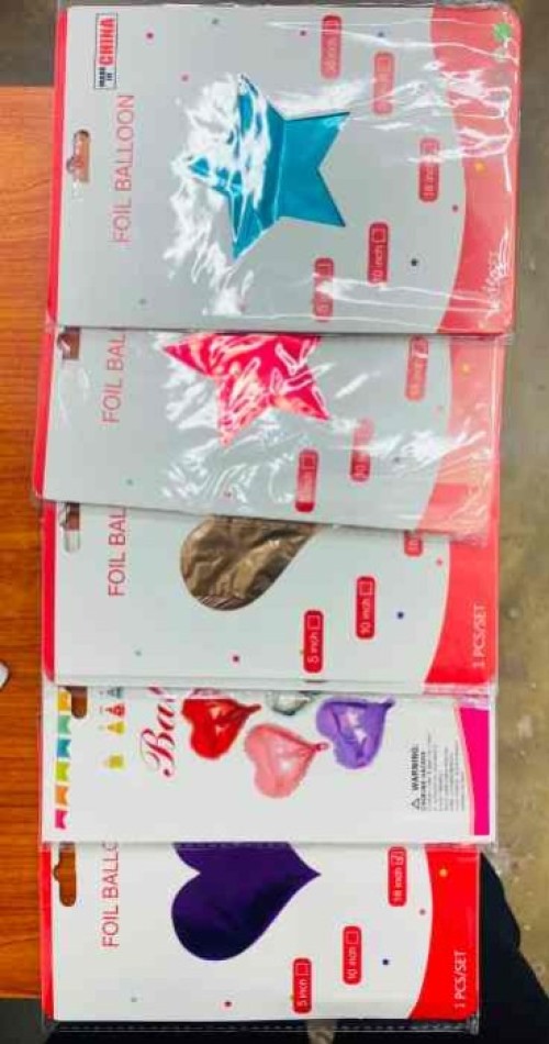 Heart/Star Shape Foil Balloon