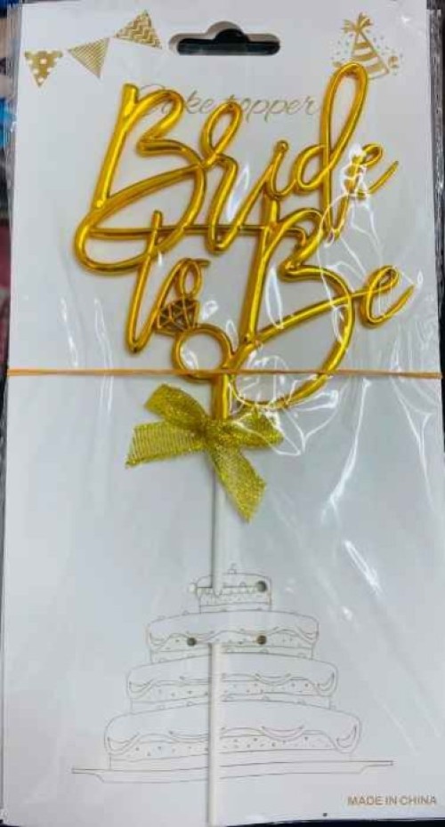 Cake Topper - Bride To Be