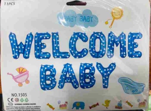 Welcome Baby Foil Balloon