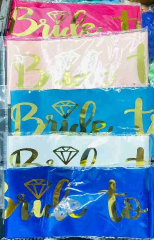 Bride To Be Sash