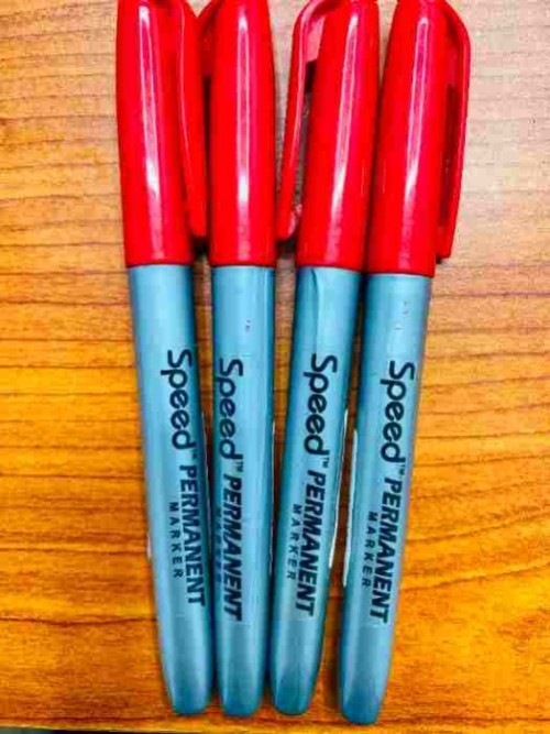 Speed Permanent Marker - Red