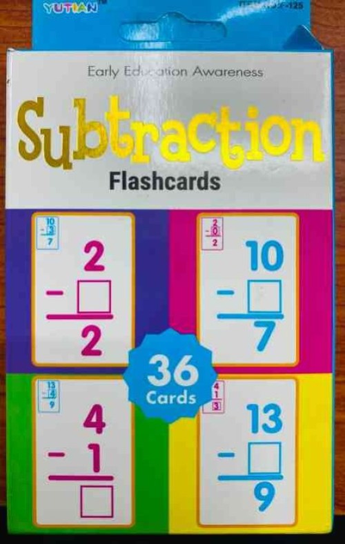 Flash Cards - Subtraction