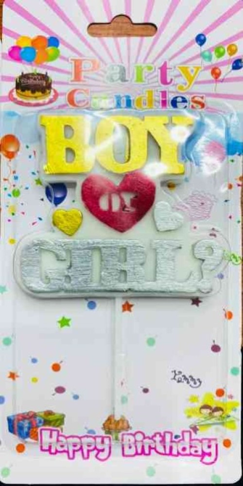 Baby Gender Reveal Cande
