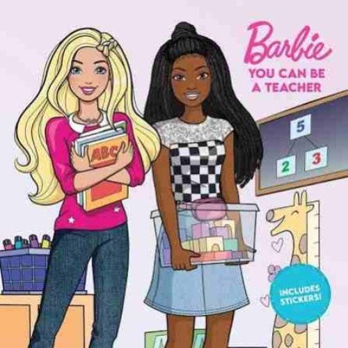 Barbie you Can Be a Teacher Coloring Book