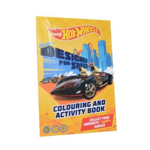 Hotwheels Design For Speed Coloring Book